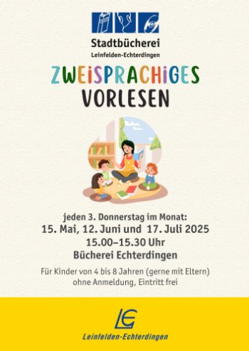Plakat Zweisprachiges Vorlesen