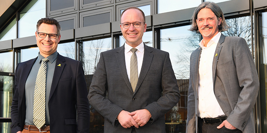 zur Seite Oberbuergermeister & Beigeordnete OB Klenk und Bürgermeisterin Noller