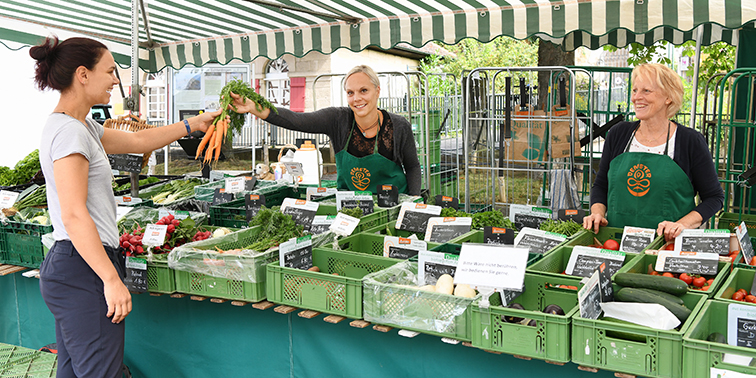 Ein Wochenmarkt