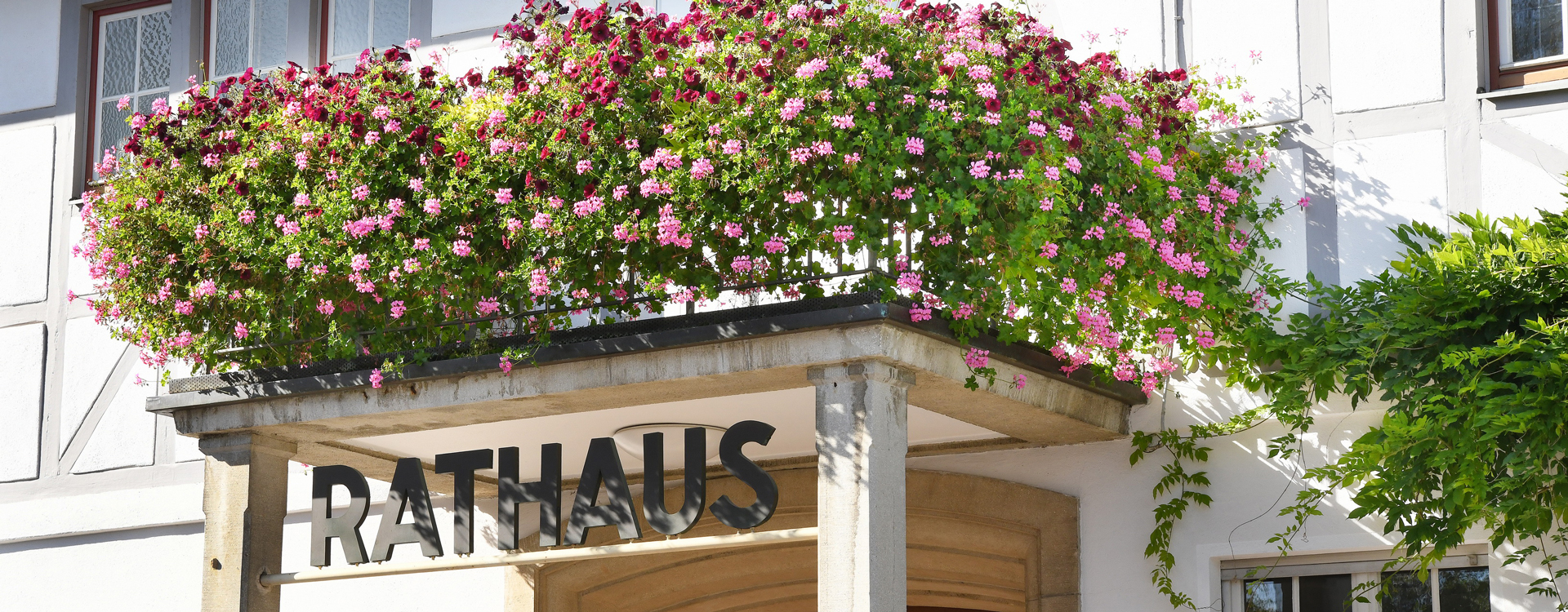 Zur Seite der Stadtverwaltung Rathaus Leinfelden am Marktplatz