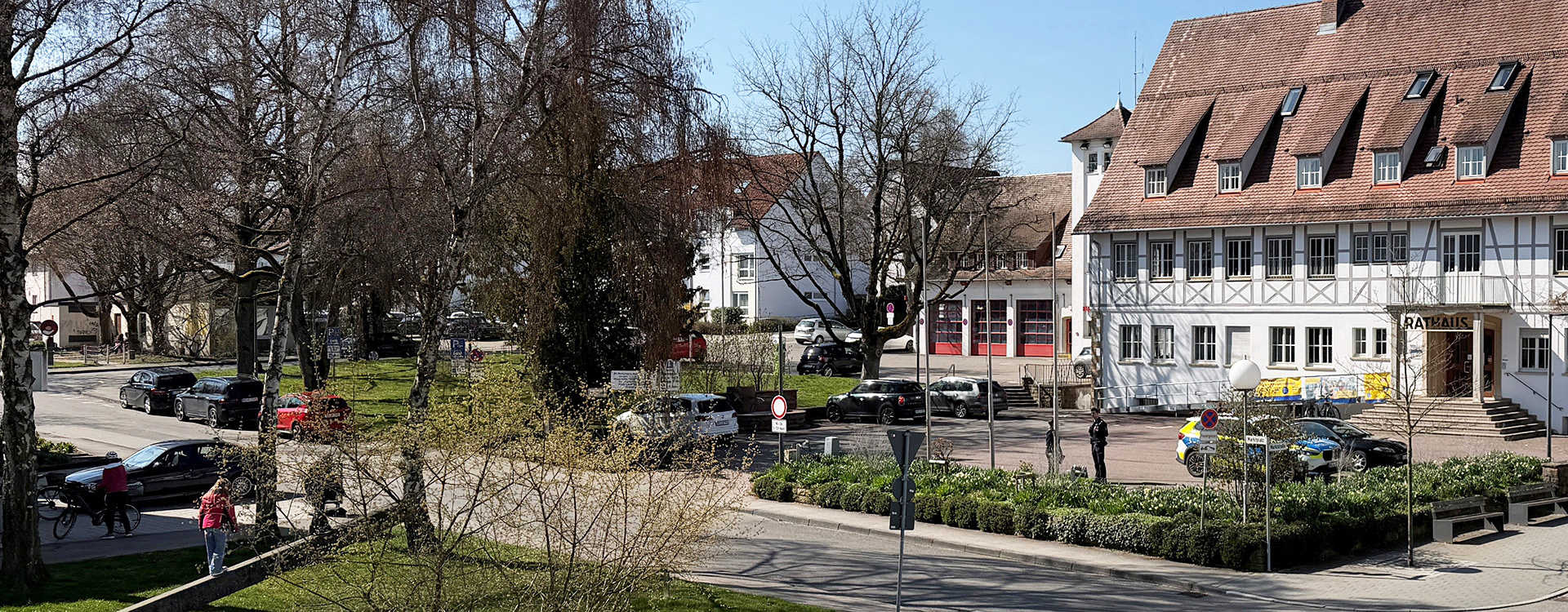 Zur Seite der Stadtverwaltung Rathaus Leinfelden am Marktplatz