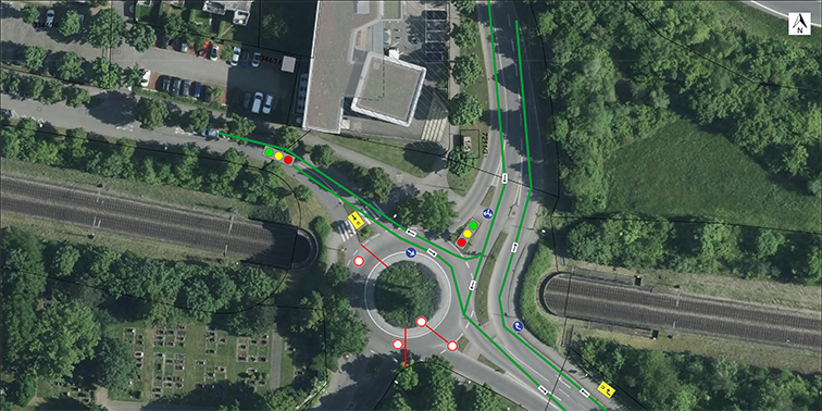 Kartenausschnitt vom Stadtteil Echterdingen