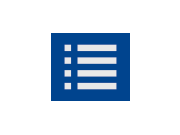 Icon Termin in LE Grafisches Icon mit Listensysmbol