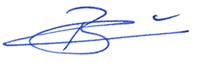 Handschriftliche Unterschrift