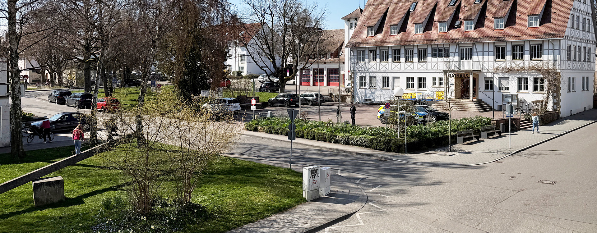 Zur Seite der Stadtverwaltung Rathaus Leinfelden am Marktplatz